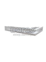 Kratka V-OPEN-KRVO-L/R-300x500/100-P-ML.B biała (prawa),  oklejona filcem , ramka oc