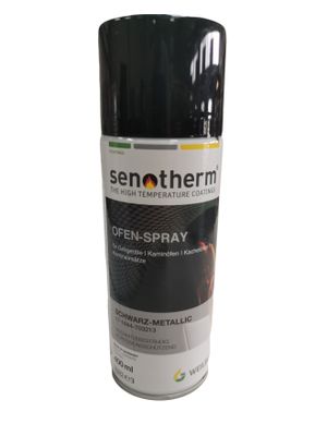 Farba spray SENOTHERM-400ml - CZ.MT (czarna metalic) ( system SPP pelet)