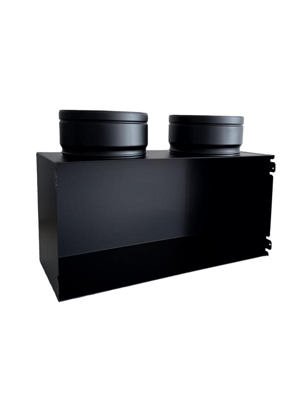 Kaseta dolotowa boczna KDBKRV450x220/2x150-OC-ML.CZ (wloty od dołu)