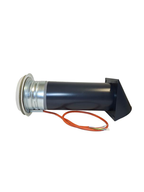 Nawietrzak NOGS080A-ML.RAL7016 - anemostat biały , filtr, stabiler, grzałka - czerpnia RAL7016