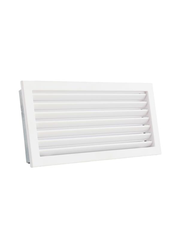 Kratka VENTLAB KRVZS450x220-ML.B z żaluzją STAŁĄ biała
