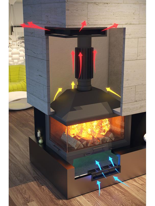 Kratka V-OPEN-KRVO-L/R-500x700/70-P-ML.CZ czarna (prawa), oklejona filcem z ramką OC