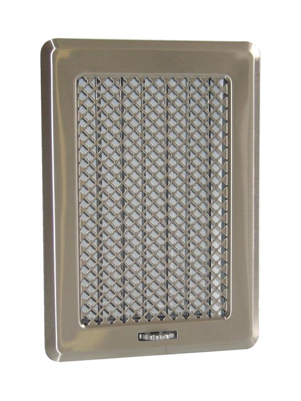 Kratka osłonowa z żaluzją Kz3-CM-CH (chrom.szlif.)