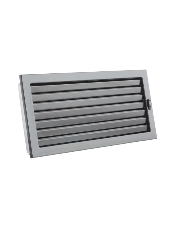 Kratka VENTLAB KRVZ450x220-ML.CZ z żaluzją czarna