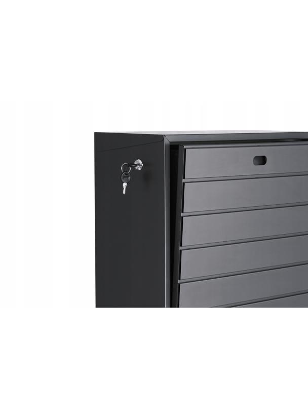 Skrzynka podawcza na listy  BSL-2-GR-L  LEWA  (XXL) GRAFITOWA