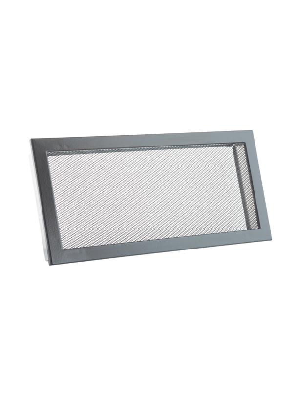 Kratka VENTLAB KRVSM325x170-ML.CZ bez żaluzji z siatką, czarna