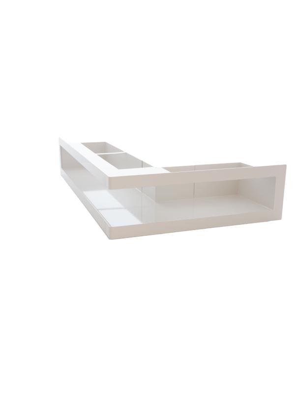 Kratka V-OPEN-KRVO-L-300x500/100-P-ML.B biała (prawa)