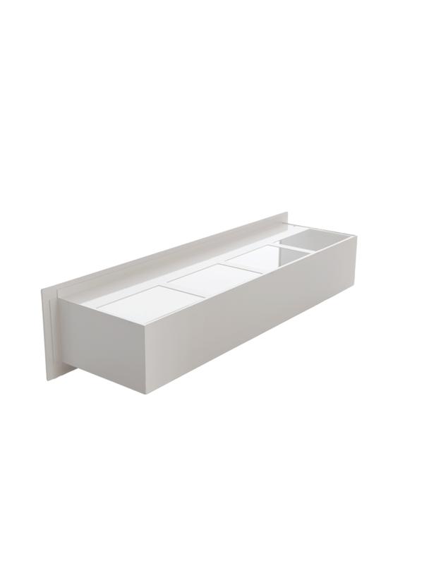Kratka V-OPEN-KRVO-I-450x100-ML.B biała