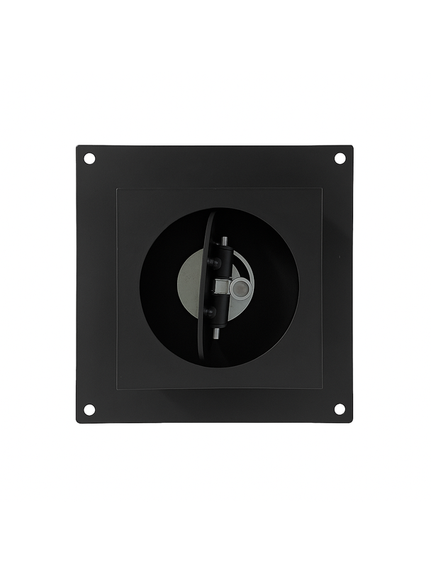 Pokrętło szybra do zabudowy kwadrat SZKŻ-REG-KW-ML-CZ (czarne)