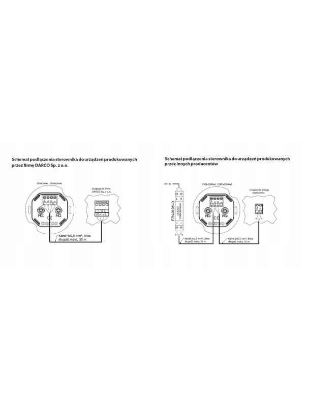 ERO-32MN-2 Elektroniczny regulator prędkości obrotowej (natynkowy, okrągły, biały)