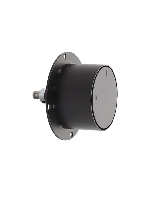 Pokrętło szybra do zabudowy okrągłe SZKŻ-REG-OK-ML-CZ (czarne)