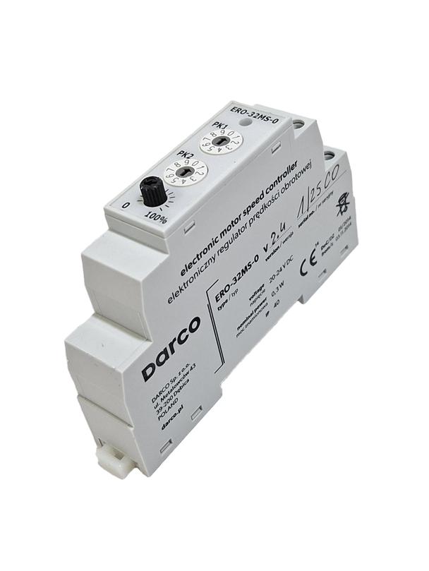 Elektroniczny Regulator Obrotów ERO-32MS-0 do TH,THP (wersja na szynę TS-35)