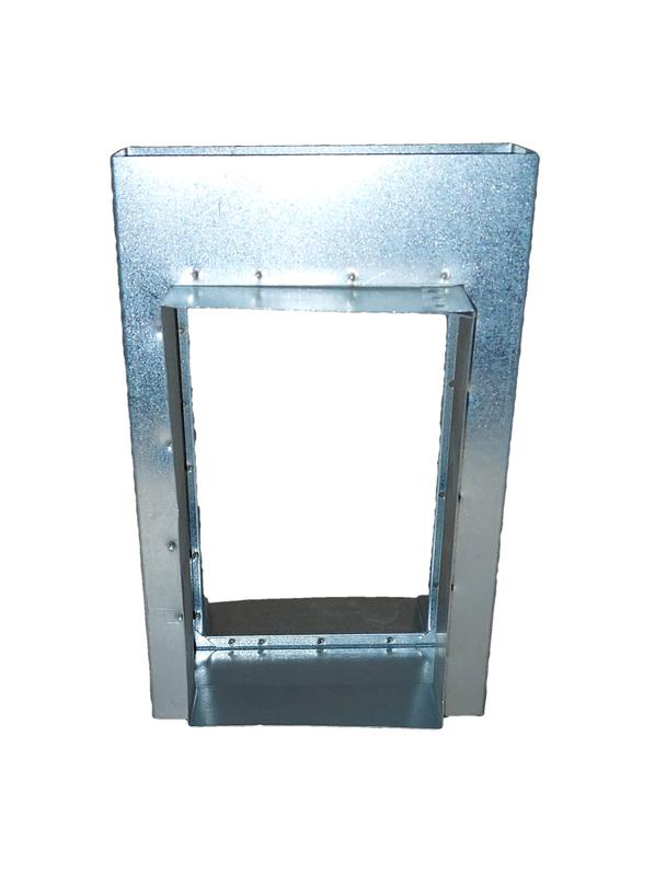 Kształtka L - KLP150X50/2XKRL1-OC (2 x K1) z wylotem prostokątnym