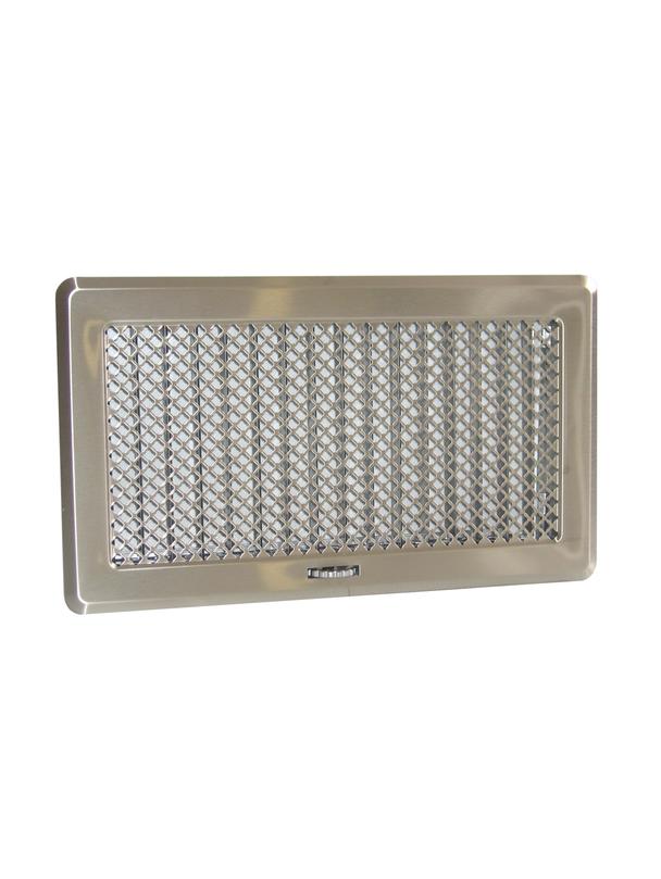 Kratka osłonowa z żaluzją Kz4-CM-CH (chrom.)