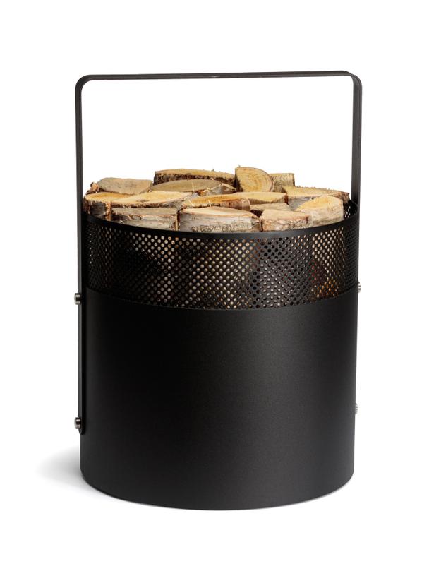 Kosz na drewno "AERO HOLD 1"  OKRĄGŁY ML.CZ z uchwytem (KND-05-ML.CZ)