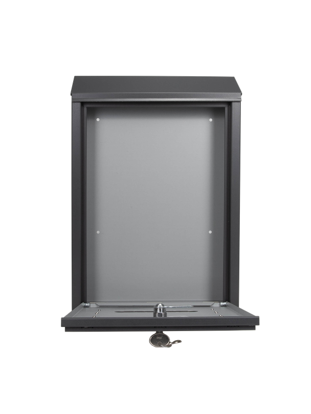 Skrzynka na listy z numerem i ulicą BSL-5/2-GR-W-BASIC | GRAFITOWA | GRAWER (1 lamela)