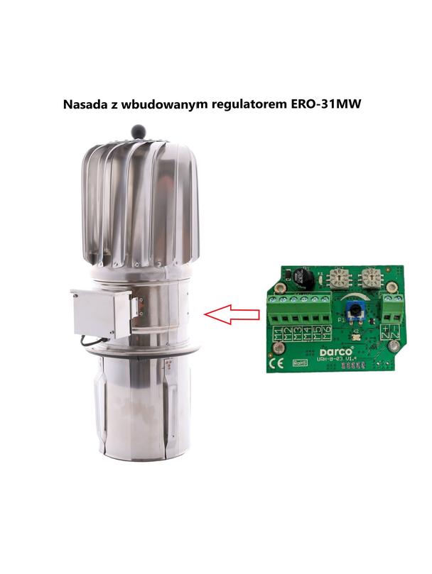 Turbowent TULIPAN Hybrydowy TH150CHCH-T-PT z regulatorem ERO-31MW-1