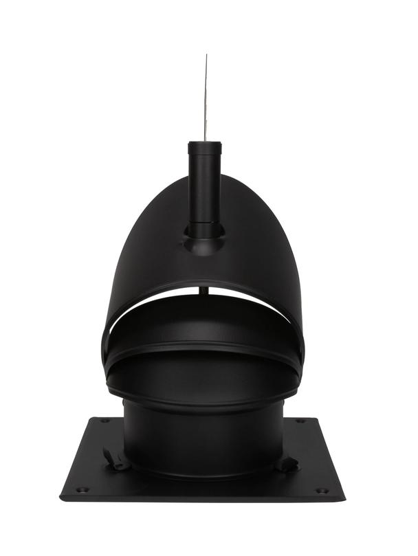 Rotowent DRAGON RO180CH-DR-PK-ML.RAL9005 CZARNY (1.4404)