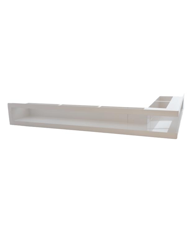 Kratka V-OPEN-KRVO-L-500x700/100-P-ML.B biała (prawa)