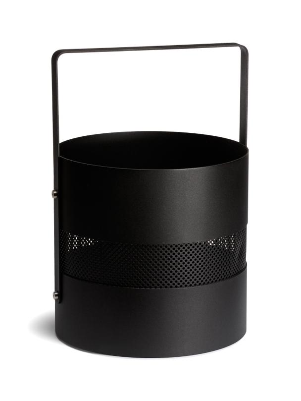 Kosz na drewno "AERO HOLD 2"  OKRĄGŁY ML.CZ z uchwytem  (KND-06-ML.CZ)