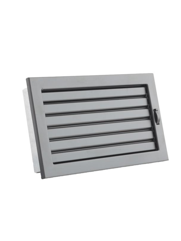 Kratka VENTLAB KRVZ325x195-ML.CZ z żaluzją czarna