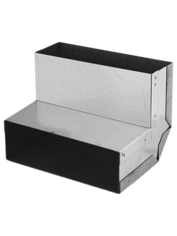 Kolano prostokątne KSS150x50/90-OC (ściana-strop) (KSS-01/01)
