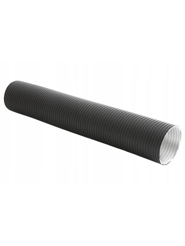 Rura elastyczna REP-125/1500-ML-CZ - spiro aluminiowe CZARNE