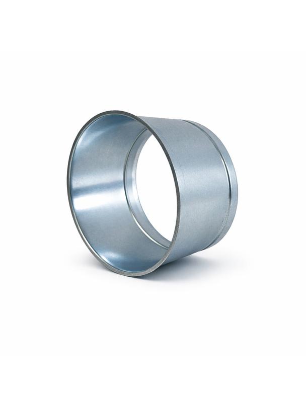 Króciec spiro KSP150-OC-O/H=100  (połączenie przez opaskę / rura spiro )