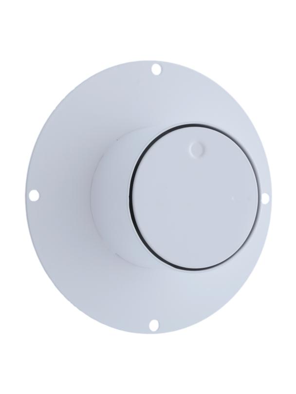 Pokrętło szybra do zabudowy okrągłe SZKŻ-REG-OK-ML-B (białe)