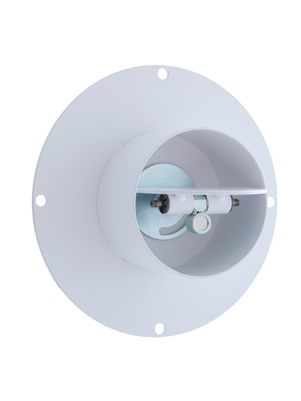 Pokrętło szybra do zabudowy okrągłe SZKŻ-REG-OK-ML-B (białe)