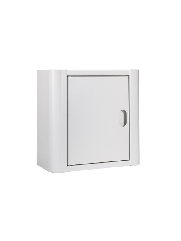 Apteczka metalowa Biała  270x270x140-ML.B  / mod. III   z naklejką