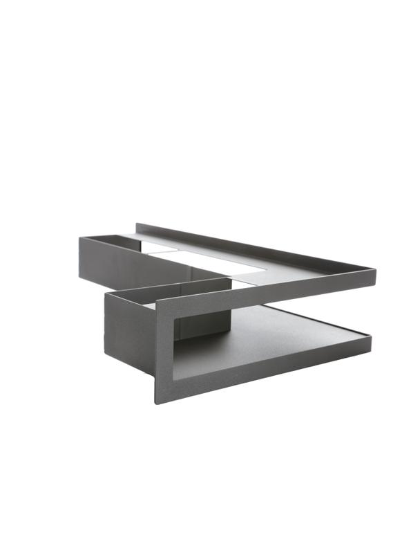 Kratka V-OPEN-KRVO-L-500x300/100-L-ML.CZ czarna (lewa)