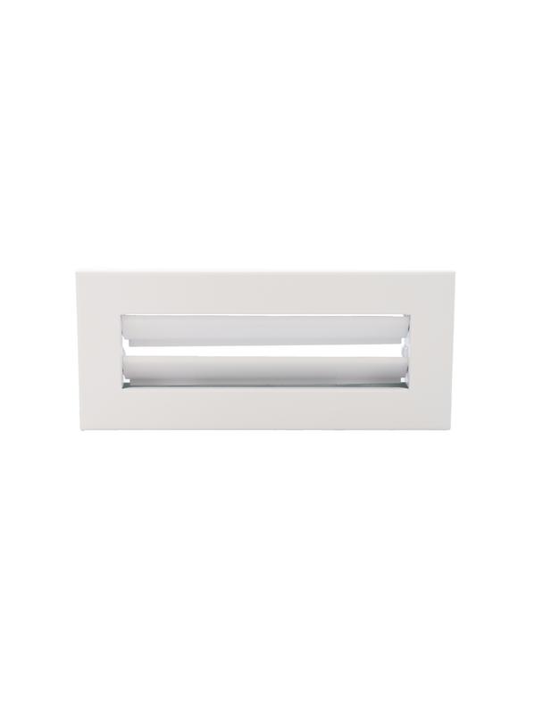 Kratka VENTLAB KRVZS220x095-ML.B z żaluzją STAŁĄ biała