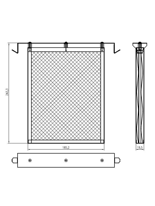 Wkład filtra  BAN1  metalowy do   I i II generacji