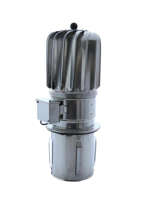 Turbowent TULIPAN Hybrydowy TH150ML.CZ-T-PT  ( RAL 9005)