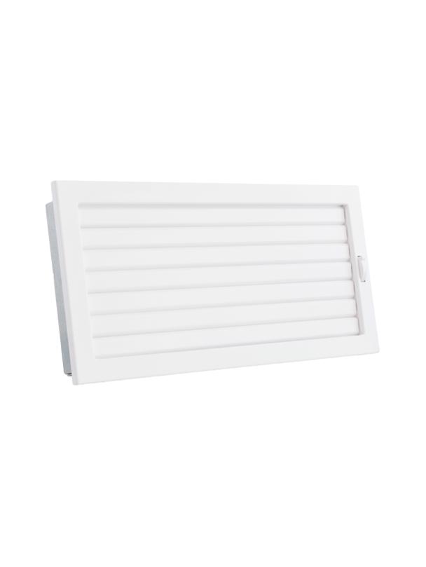 Kratka VENTLAB KRVZ450x240-ML.B z żaluzją biała