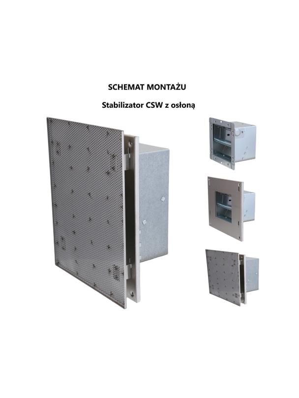 Osłona CSW2-G pod rigips do stabilizatora wentylacji - CSW2