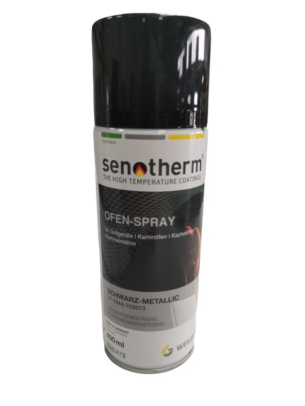 Farba SENOTHERM spray 400ml - CZ.MT (czarna metalic) ( system SPP pelet)