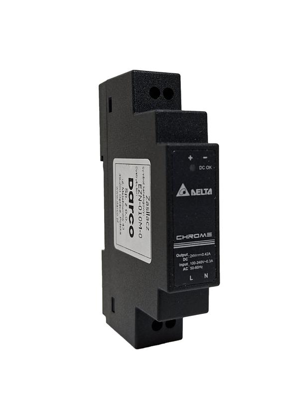 Zasilacz EZN-010M-0 na szynę DIN Delta 24V, 10W, 0,42A  (DRC-24V10W1AZ) ( ART-AN)