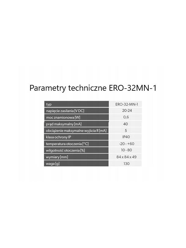 ERO-32MN-1 Elektroniczny regulator prędkości obrotowej (natynkowy, kwadratowy, czarny)