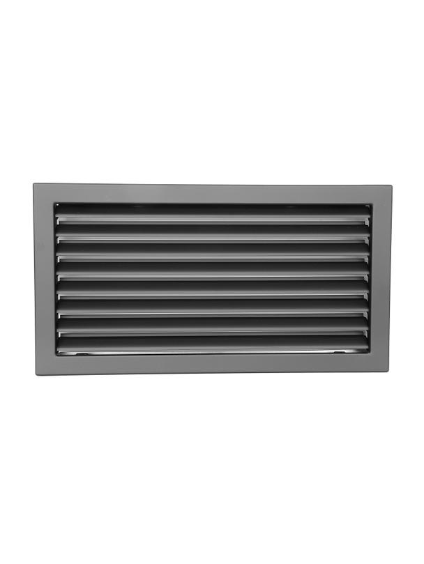 Kratka VENTLAB KRVZS450x240-ML.CZ z żaluzją STAŁĄ czarna