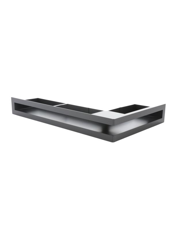 Kratka V-OPEN-KRVO-L-300x500/70-P-ML.CZczarna (prawa)