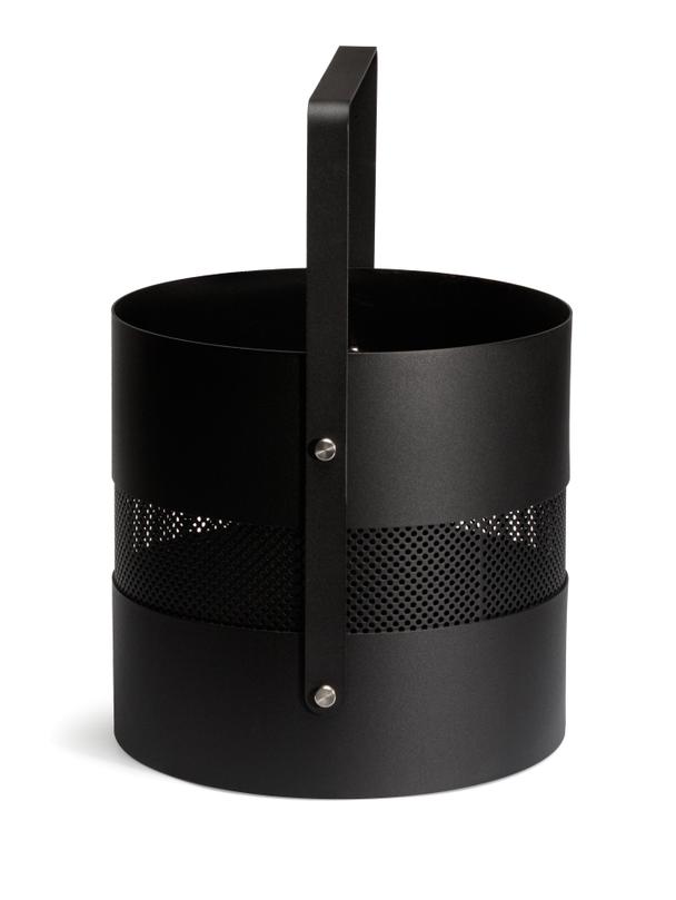 Kosz na drewno "AERO HOLD 2"  OKRĄGŁY ML.CZ z uchwytem  (KND-06-ML.CZ)