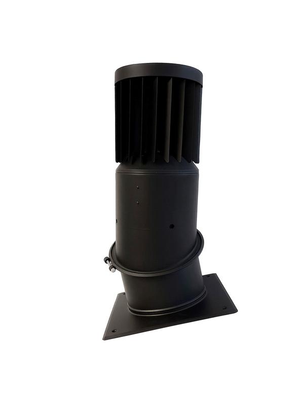 Turbowent TULIPAN-VENTLAB TUV150MLCH-T-N z podstawą nastawną ( RAL9005 )