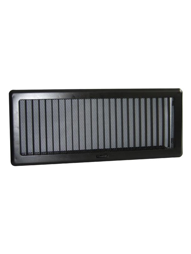 Kratka osłonowa z żaluzją KRLz5-ML-Cz light (czarna)