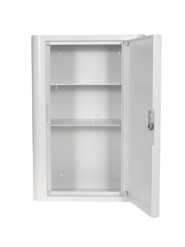 Apteczka metalowa 440x300x160-ML.B /  z zamkiem i naklejką