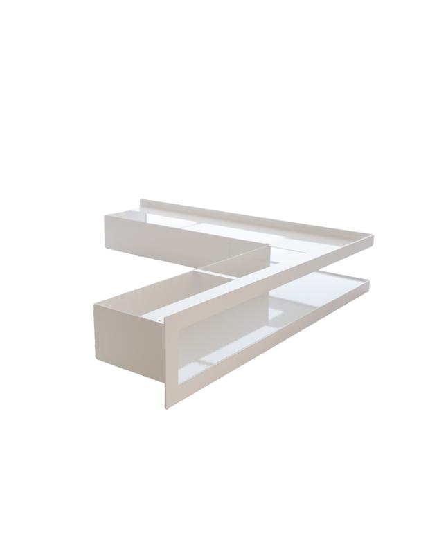Kratka V-OPEN-KRVO-L-500x500/100-ML.B biała