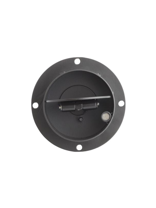 Pokrętło szybra do zabudowy okrągłe SZKŻ-REG-OK-ML-CZ (czarne)