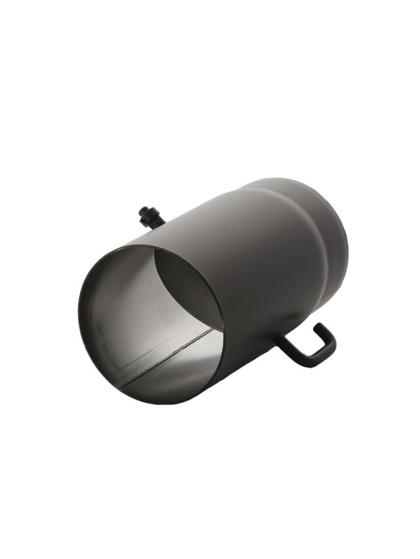 Szyber kominowy SZK120-CZ2(ML)(SZARY) kr.rączka