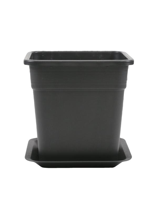 Wkład do doniczki 30L - 36,5x36,5x36cm  kwadratowy z podstawką
